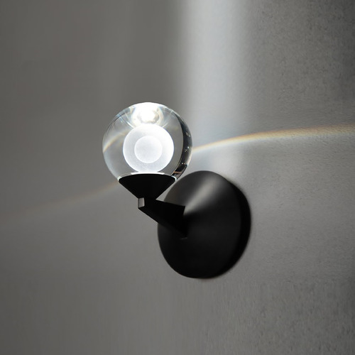 Double Bubble Black LED Sconce by Modern Forms