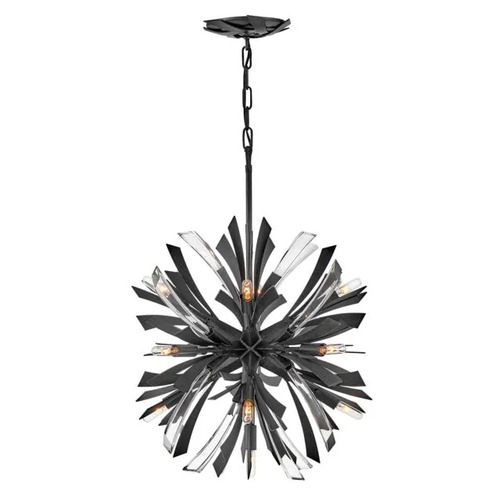 Vida 22-Inch Orb Pendant in Brushed Graphite by Fredrick Ramond