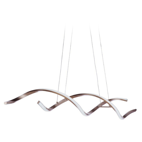 Pulse Champagne Brass LED Linear Light by Craftmade Lighting