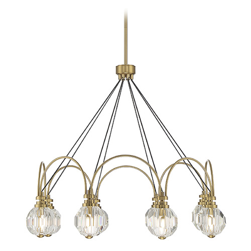 Savoy House Burnham 8-Light LED Chandelier in Warm Brass by Savoy House 1-2200-8-322