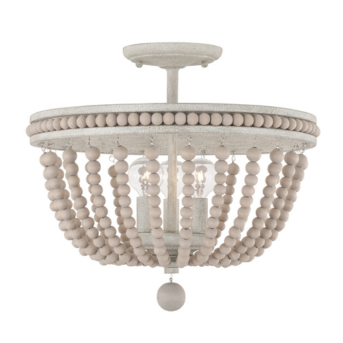 Handley 15.50-Inch Semi-Flush in Sand Dollar by Capital Lighting