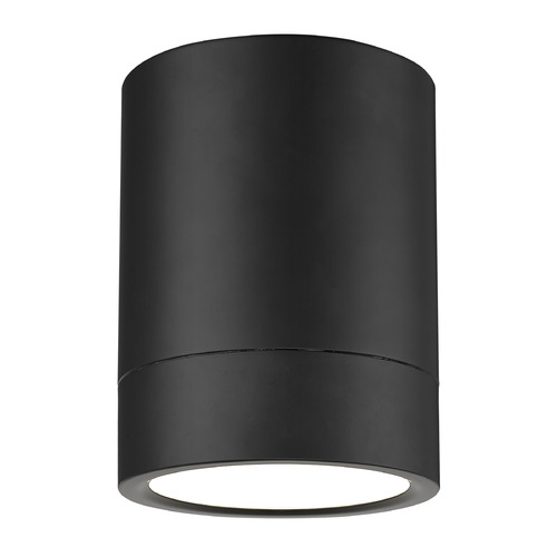 Z-Lite Algar Matte Black LED Flushmount Light