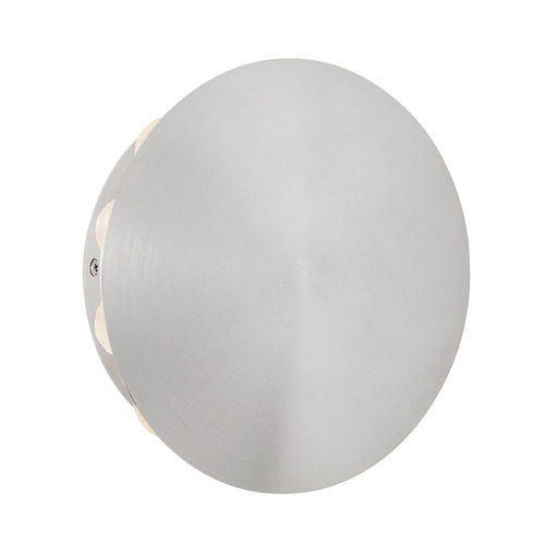 Oxygen Rickie Brushed Aluminum LED Outdoor Wall Light