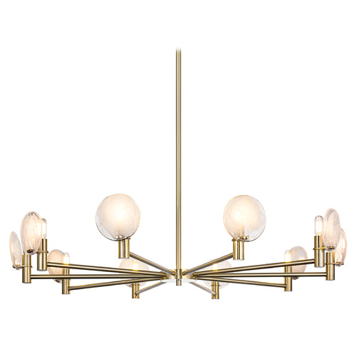 Matteo Lighting Cloudburst Champagne Gold LED Chandelier