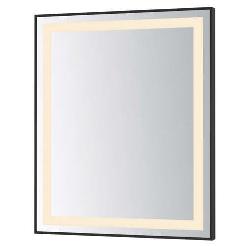 ET2 Lighting Framed Rectangle 30-Inch Illuminated Mirror E42093-BK