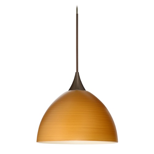 Besa Lighting Brella Bronze Mini-Pendant Light