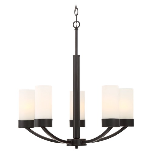 Denver Mahogany Bronze Chandelier by Nuvo Lighting