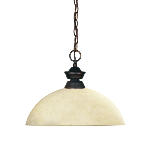 Z-Lite Shark Olde Bronze Pendant by Z-Lite 100701OB-DGM14