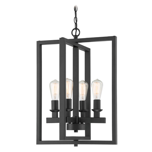 Chicago Flat Black Pendant by Craftmade Lighting