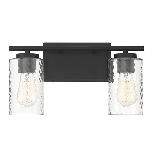 15-Inch Bathroom Light in Matte Black by Meridian