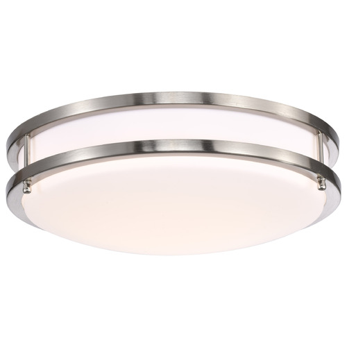 Nuvo Lighting Glamour Brushed Nickel LED Flush Mount by Nuvo Lighting 62-1636