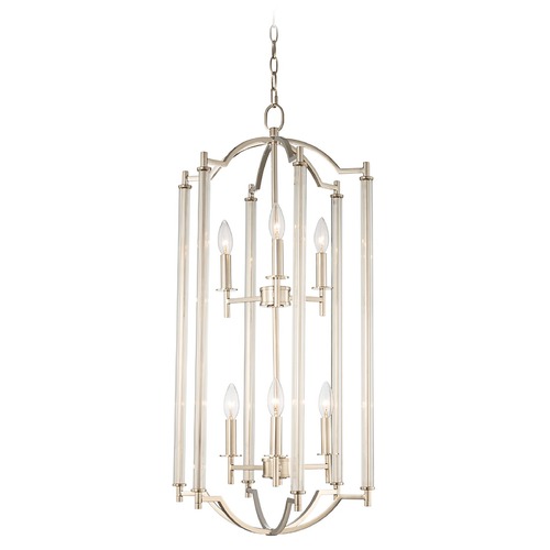 Kalco Lighting Provence 34-Inch Large Foyer Chandelier in Polished Nickel by Kalco Lighting 512952PN