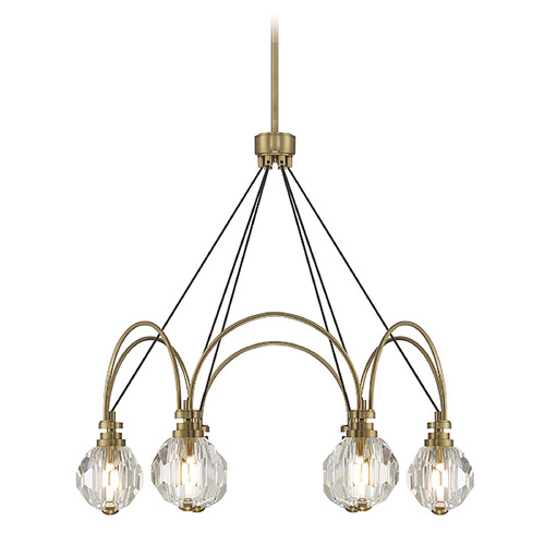 Savoy House Burnham 6-Light LED Chandelier in Warm Brass by Savoy House 1-2202-6-322