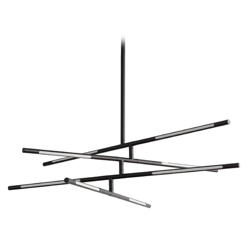 Oxygen Palillos Black LED Pendant Light