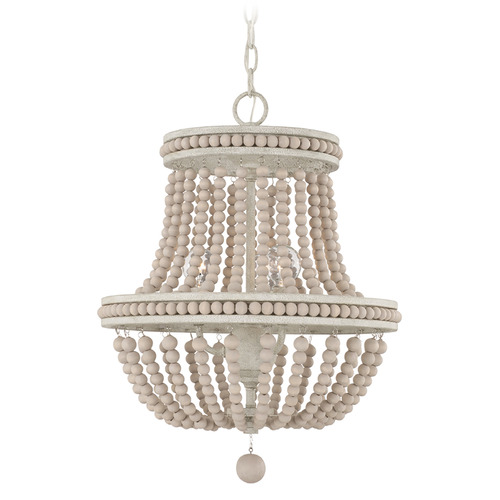 Handley 15.75-Inch Wide Chandelier in Sand Dollar by Capital Lighting
