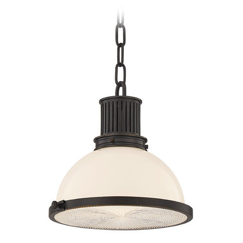 Hudson Valley Lighting Pinesbridge Distressed Bronze LED Pendant Light with Bowl / Dome Shade