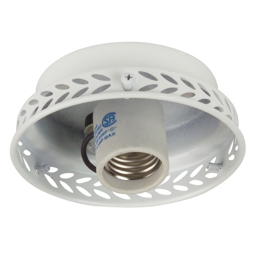 Craftmade Lighting Craftmade Lighting 1 Light Fitter White LED Fan Accessory F104-W-LED