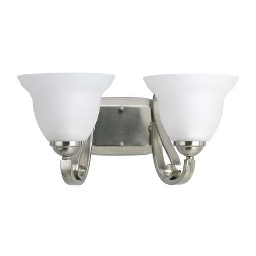 Progress Lighting Torino Bathroom Light in Brushed Nickel by Progress Lighting P2882-09