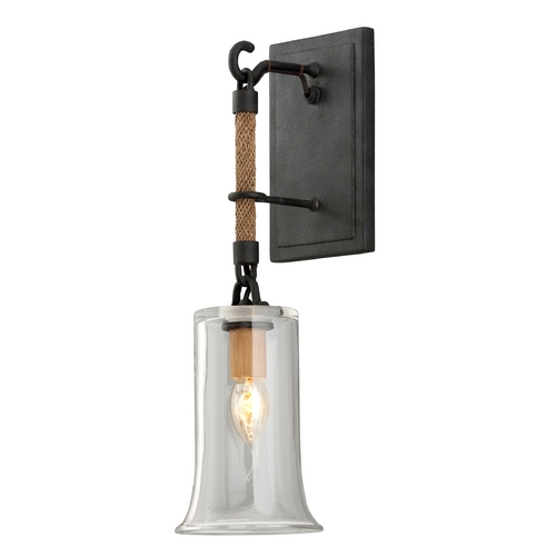 Troy Lighting Pier 39 17.75-Inch Wall Sconce in Shipyard Bronze by Troy Lighting B3621