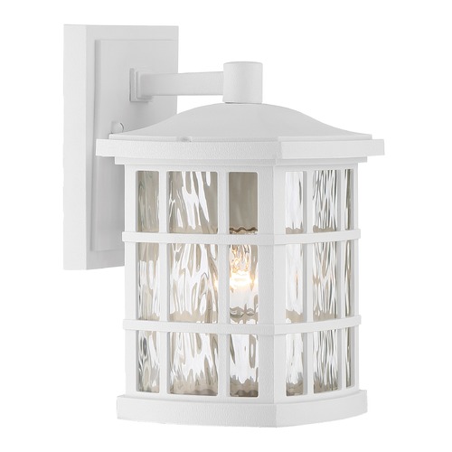 Stonington 10.50-Inch Outdoor Wall Light in White by Quoizel Lighting