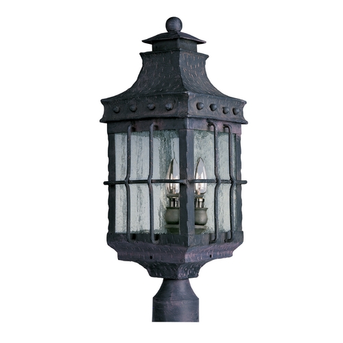 Maxim Lighting Nantucket Country Forge Post Light by Maxim Lighting 30080CDCF