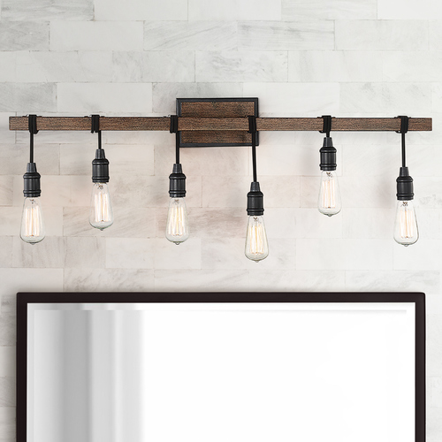 Burgess 39-Inch Bath Light in Durango by Savoy House