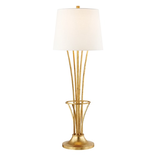 Hudson Valley Lighting Hudson Valley Lighting Hurley Gold Leaf Table Lamp with Empire Shade L1061-GL