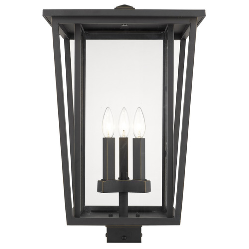 Seoul Oil Rubbed Bronze Post Light by Z-Lite