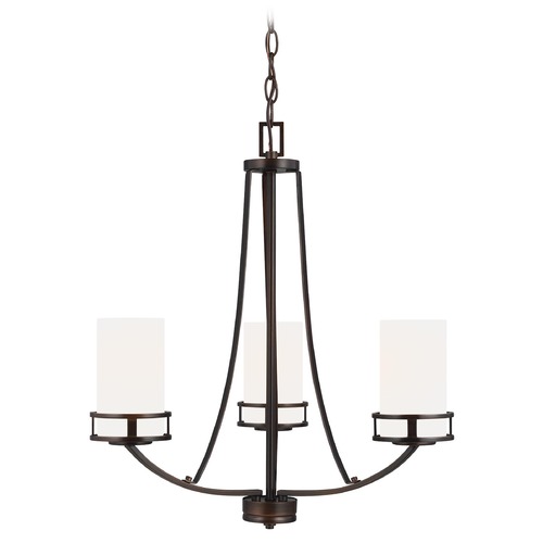 Robie Bronze 3-Light Chandelier by Generation Lighting