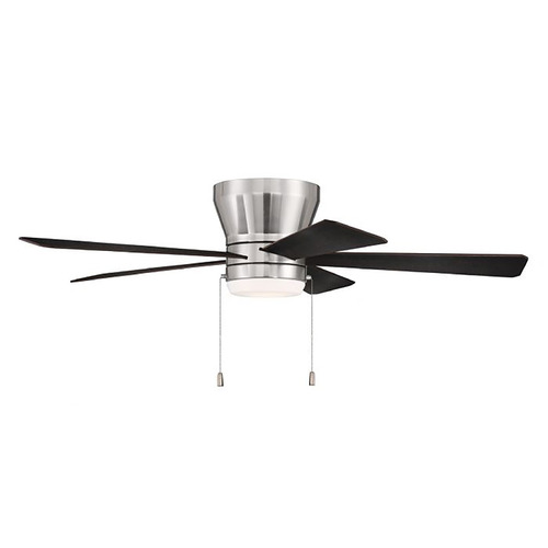 Merit Brushed Polished Nickel LED Ceiling Fan by Craftmade Lighting