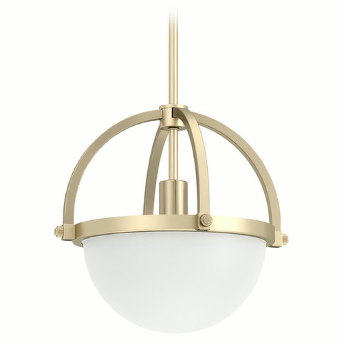 Hunter Fan Company Wedgefield Alturas Gold Pendant Light with Bowl / Dome Shade