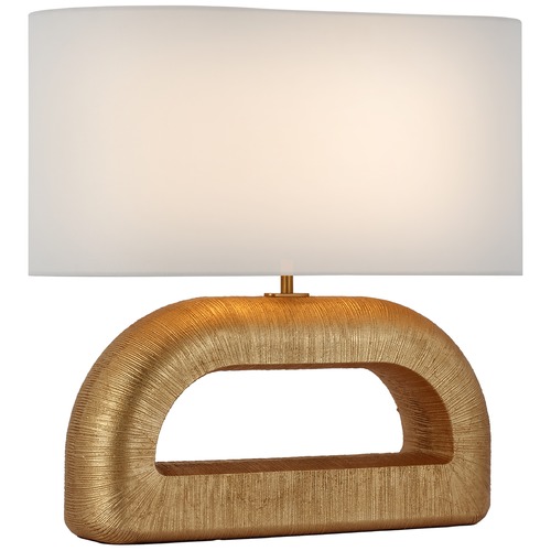 Visual Comfort Signature Collection Kelly Wearstler Utopia Combed Console Lamp in Gild by Visual Comfort Signature KW3070GL