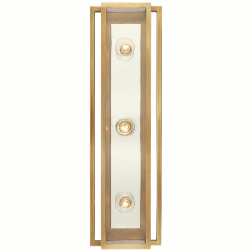 Visual Comfort Signature Collection Ian K. Fowler Halle Bath Light in Brass by Visual Comfort Signature S2203HAB/PN-CG