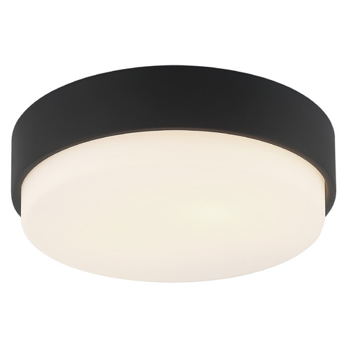 Matteo Lighting Quintz Matte Black LED Flushmount Light