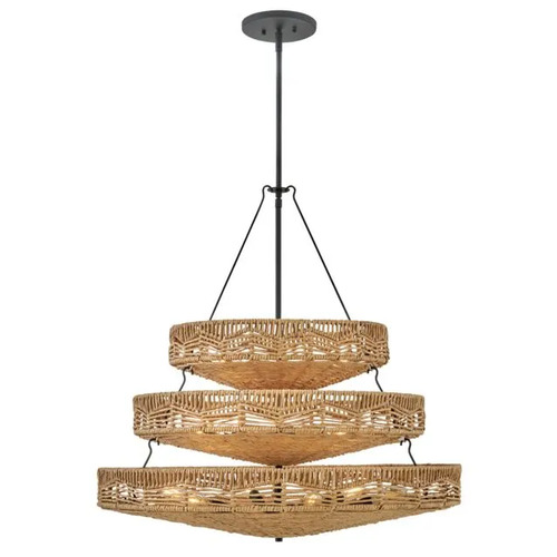 Ophelia 32.25-Inch High Chandelier in Black by Hinkley Lighting