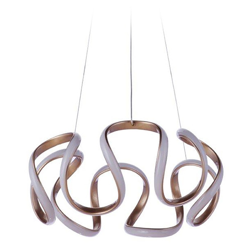 Pulse Champagne Brass LED Pendant by Craftmade Lighting