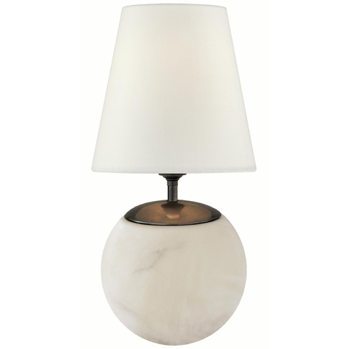 Visual Comfort Signature Collection Visual Comfort Signature Collection Terri Alabaster Table Lamp with Conical Shade TOB3023ALB-L