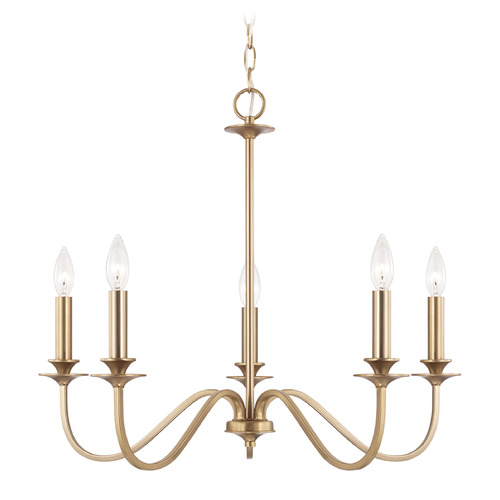 Weston 26-Inch Chandelier in Matte Brass by Capital Lighting