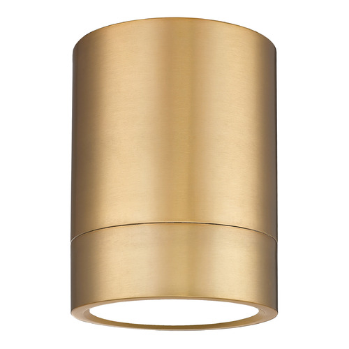 Z-Lite Algar Modern Gold LED Flushmount Light