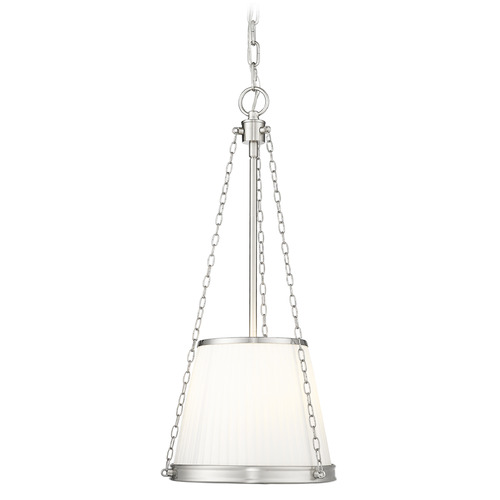 Z-Lite Z-Lite Madeline Brushed Nickel Pendant Light with Empire Shade 1954P12-BN