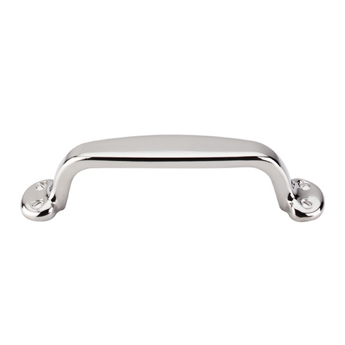 Modern Cabinet Pull in Polished Nickel Finish