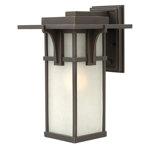 Manhattan 15-Inch Outdoor Wall Light in Oil Rubbed Bronze by Hinkley Lighting