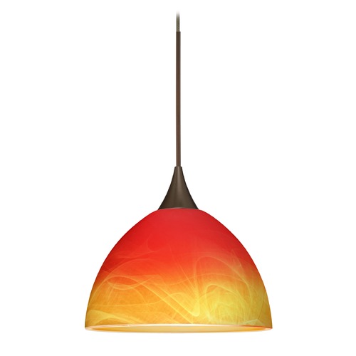 Besa Lighting Brella Bronze Mini-Pendant Light