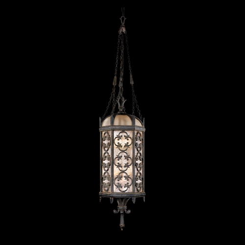 Fine Art Lamps Fine Art Lamps Costa Del Sol Marbella Wrought Iron Outdoor Hanging Light 325282ST