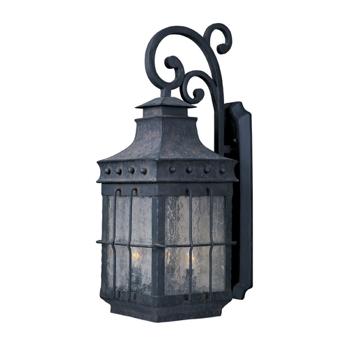 Nantucket Country Forge Outdoor Wall Light by Maxim Lighting