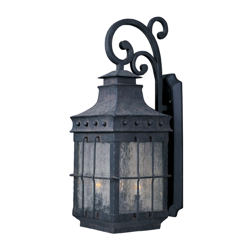 Maxim Lighting Nantucket Country Forge Outdoor Wall Light by Maxim Lighting 30084CDCF