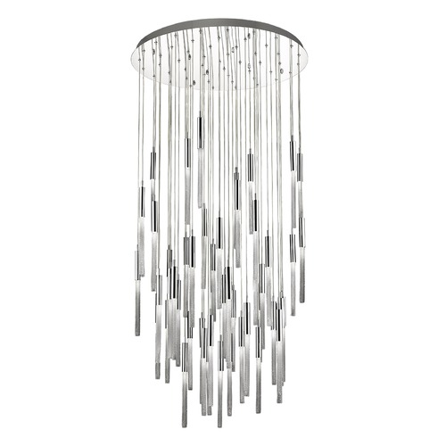 Boa 51-Light Polished Nickel LED Multi-Light Pendant by Avenue Lighting