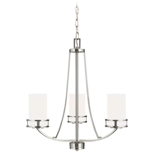 Generation Lighting Robie Brushed Nickel Chandelier by Generation Lighting 3121603-962