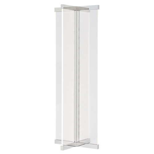 Rohe 25-Inch LED Table Lamp in Nickel by Visual Comfort Modern