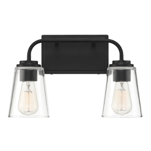 15-Inch Vanity Light in Matte Black by Meridian